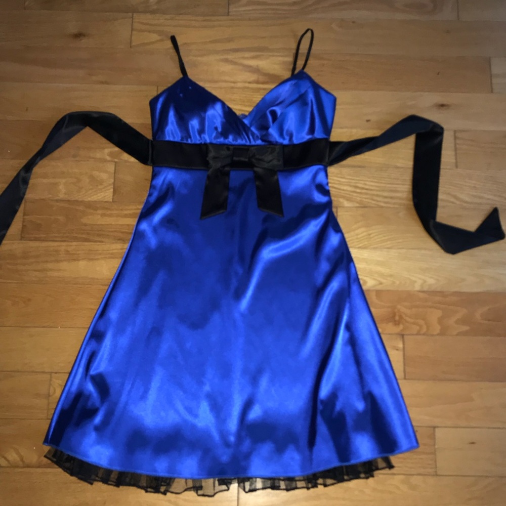 Blue party dress
